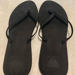 REEF Bliss Nights Womens Flip Flops Size 7 Black